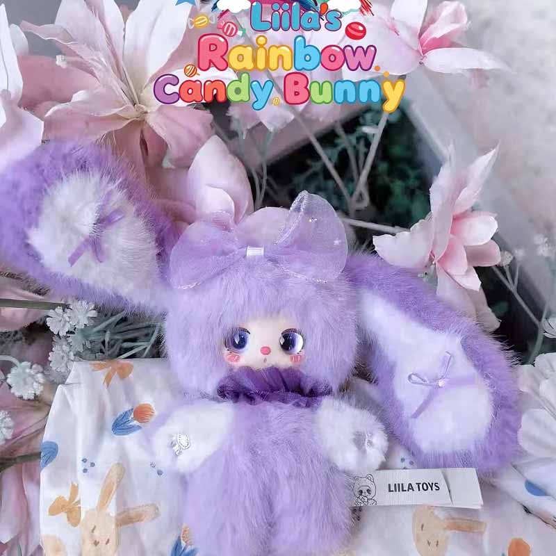Baby Products Set - Baby Three Liila Rainbow Candy Bunny