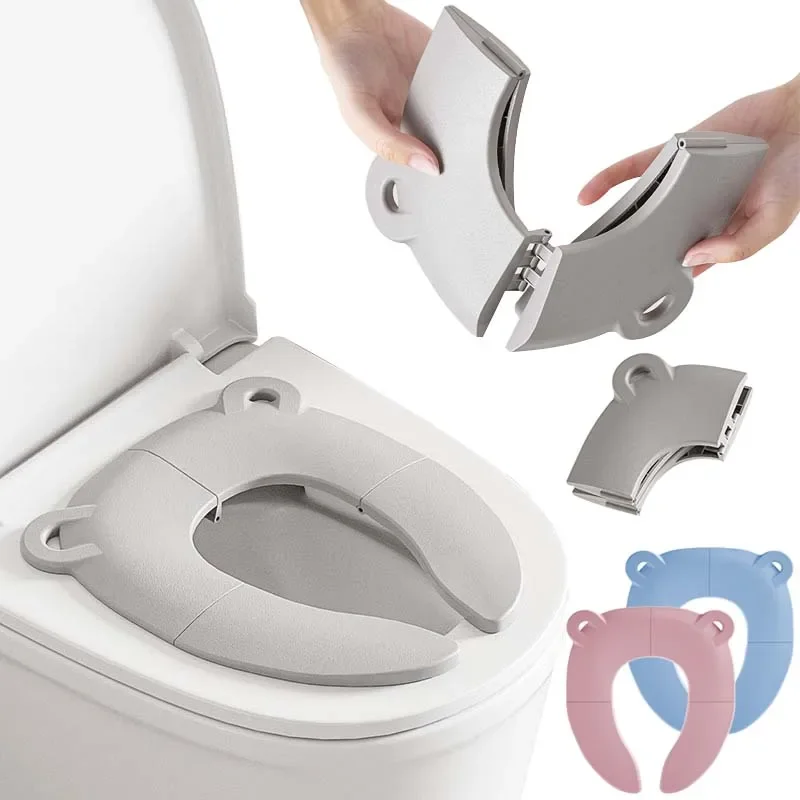 Toddler Potty Training Seat - Assento Sanitário Portátil Dobrável Infantil com