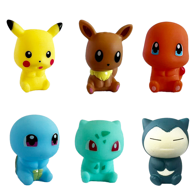 Baby Products Set - 6 Peças Brinquedos de Banho Pokémon