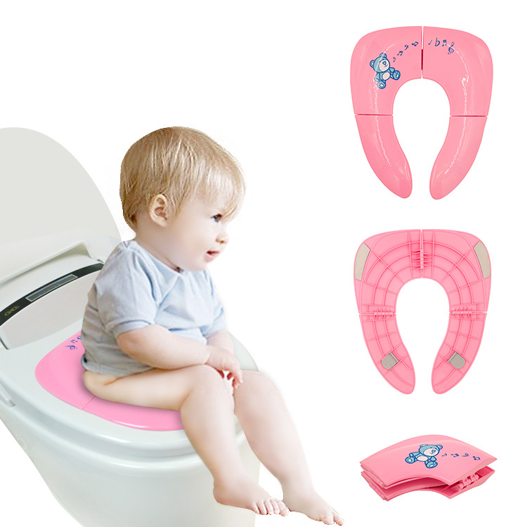 Toddler Potty Training Seat - Assento Sanitário Portátil Dobrável para Bebês