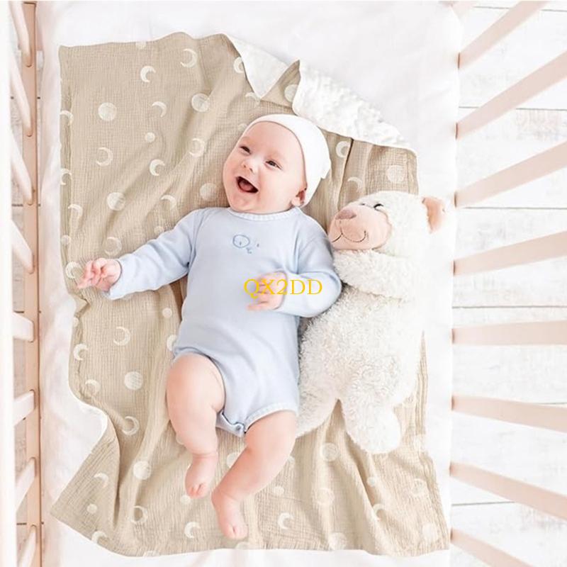 Baby Swaddle Blanket - Qx2d swaddles respiráveis manta dupla camada