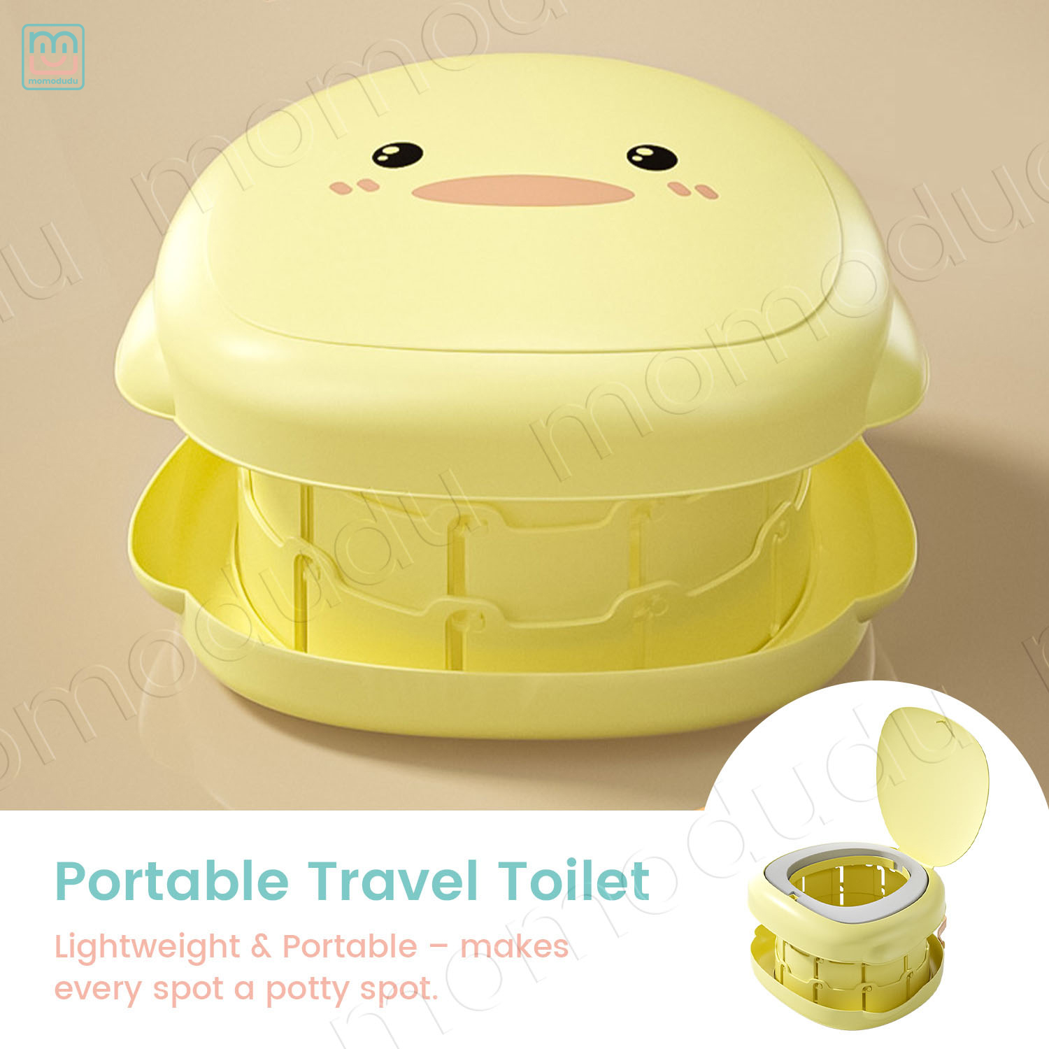 Toddler Potty Training Seat - Penico Portátil para Crianças, Dobrável, para