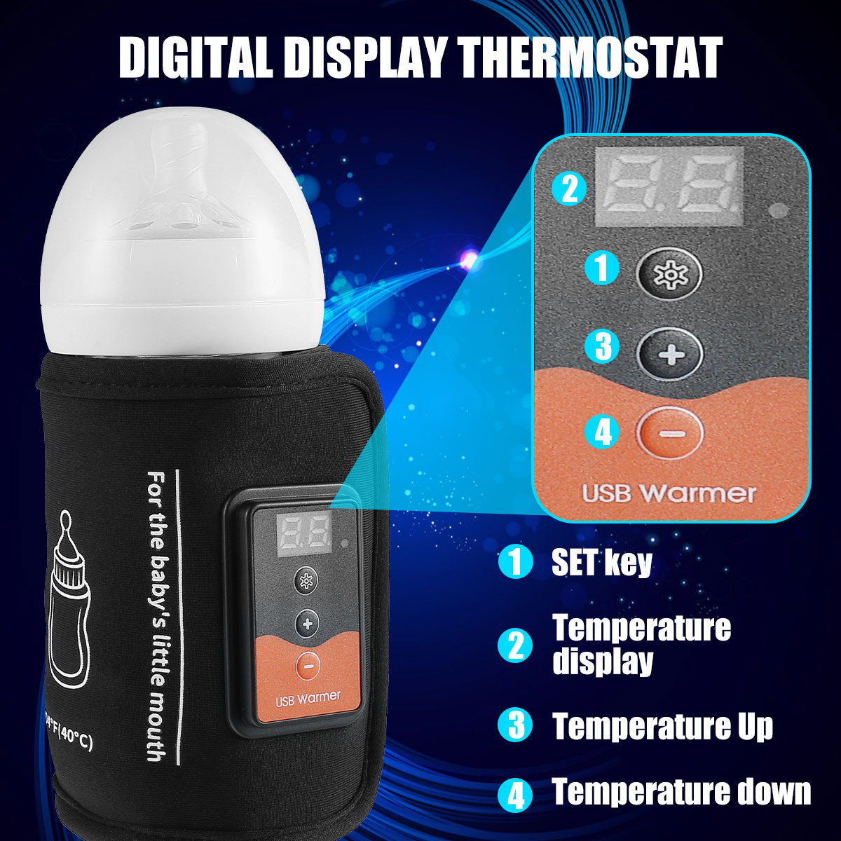 Aquecedor de mamadeira aliment - Portable Bottle Warmer avaliação e preço