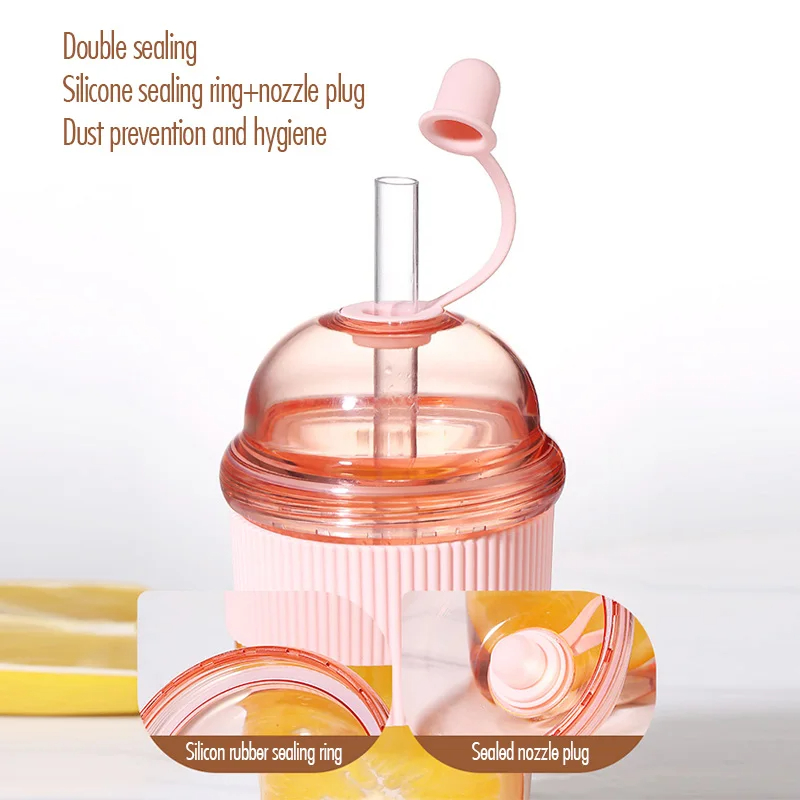 1pc 430ml portátil flip palha  - Portable Bottle Warmer avaliação e preço