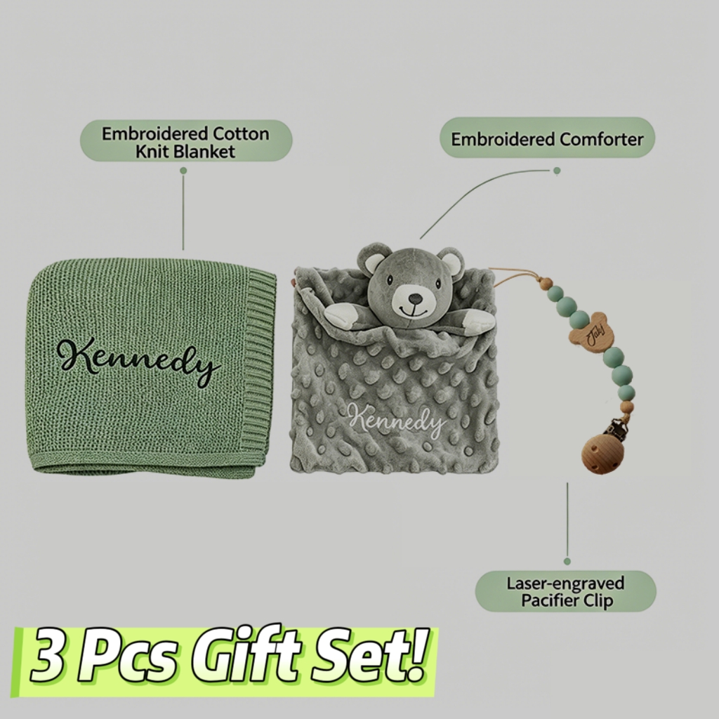 Conjunto de Presente Personali - Baby Swaddle Blanket avaliação e preço