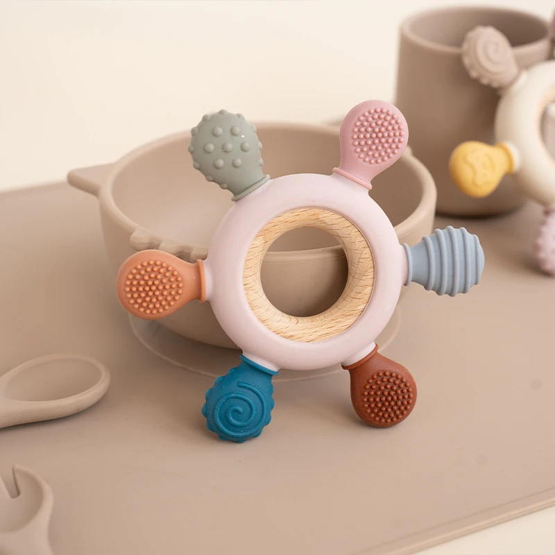 1 unidade Mordedor de Silicone - Baby Products Application avaliação e preço