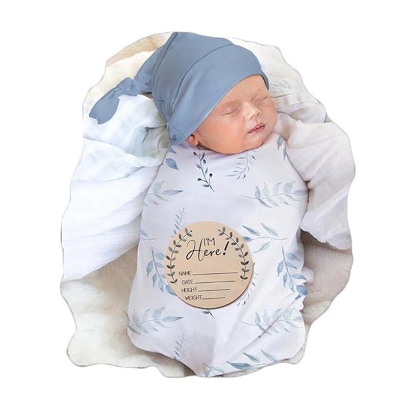 Conjunto de Cobertor e Faixa d - Baby Swaddle Blanket avaliação e preço