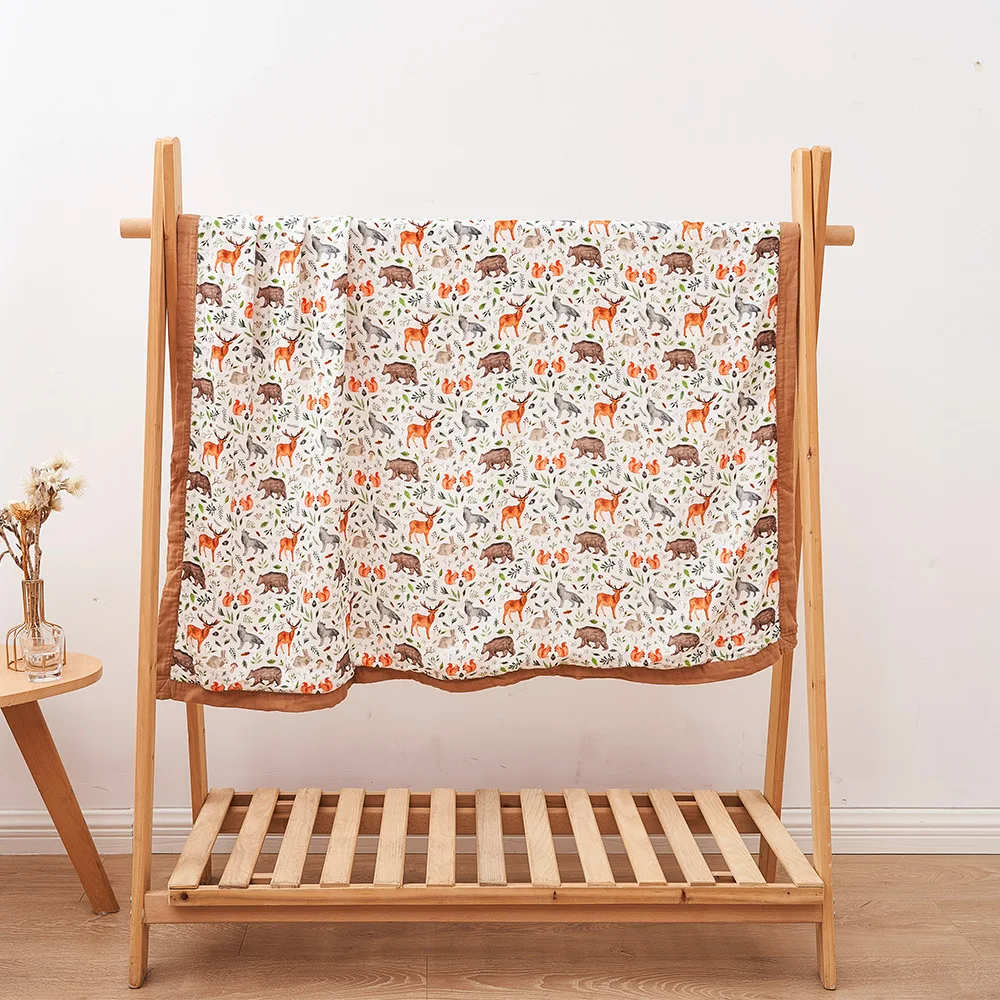 Cobertor De Algodão De Bambu D - Baby Swaddle Blanket avaliação e preço