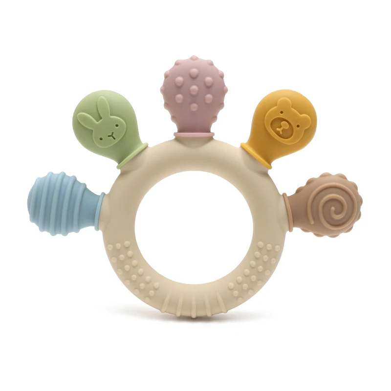 Novo Mordedor de Silicone Mult - Baby Products Application avaliação e preço