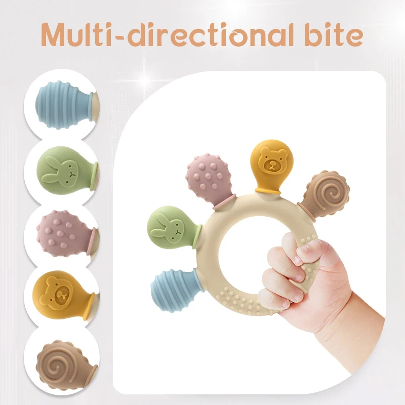 Novo Mordedor de Silicone Mult - Baby Products Application avaliação e preço