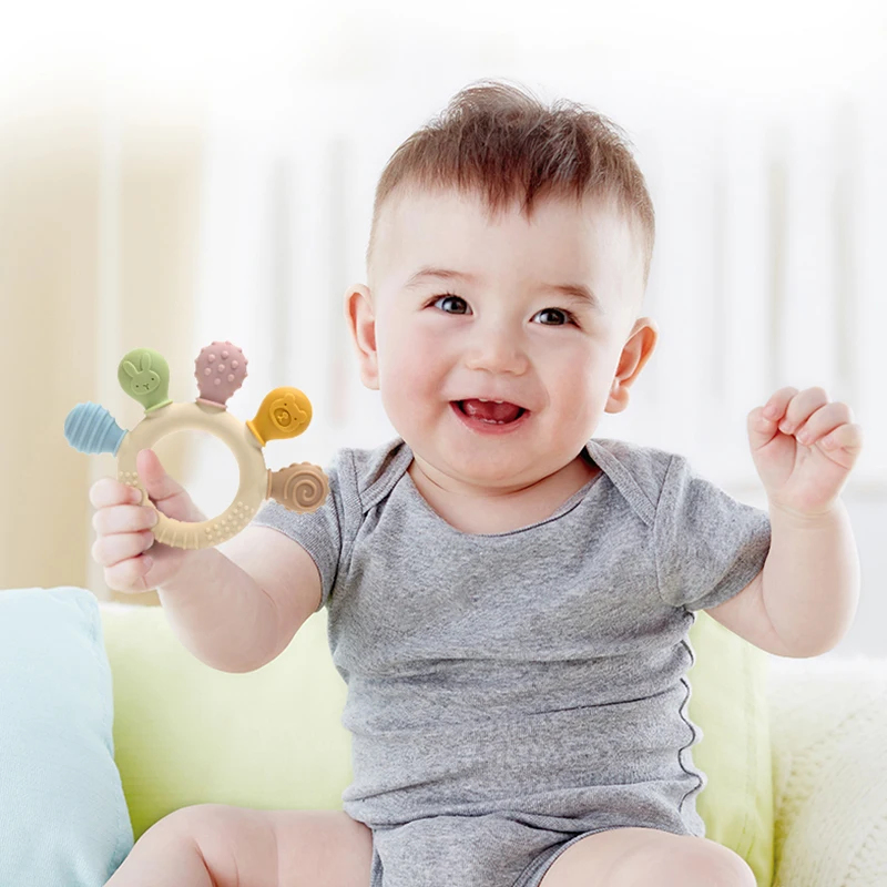 Novo Mordedor de Silicone Mult - Baby Products Application avaliação e preço